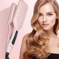 Rizador de Pelo- SKEY 3 Tubos Pinzas Rizadoras- 19MM Onduladores de Pelo Iron Wave Curler Temperatura Ajustable(80°C-230…